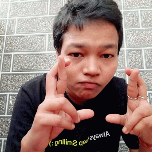 Man In Grillim2 Shirt Making Funny Face GIF