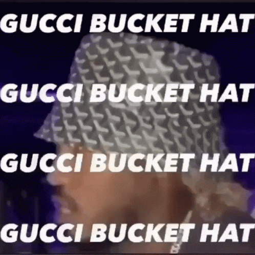 Man in Gucci Bucket Hat