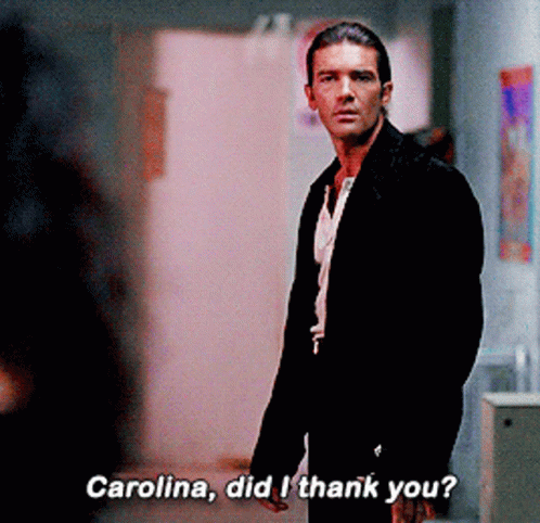 Man in Hallway Carolina Did I Thank You