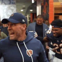 Man In Hat And Bear Sweatshirt Screaming GIF