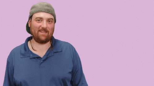 Man in Hat and Blue Shirt Says Next Time I'll Be Hotter