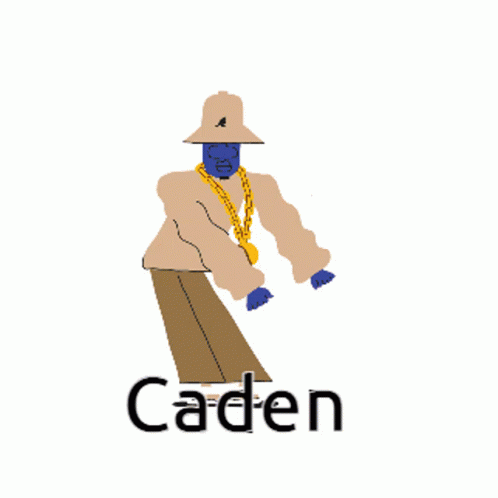 Man in Hat and Chain Named Caden