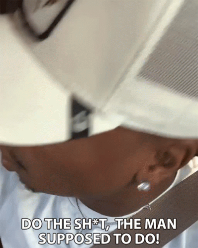 Man in Hat and Earrings Saying Do the Sh*t