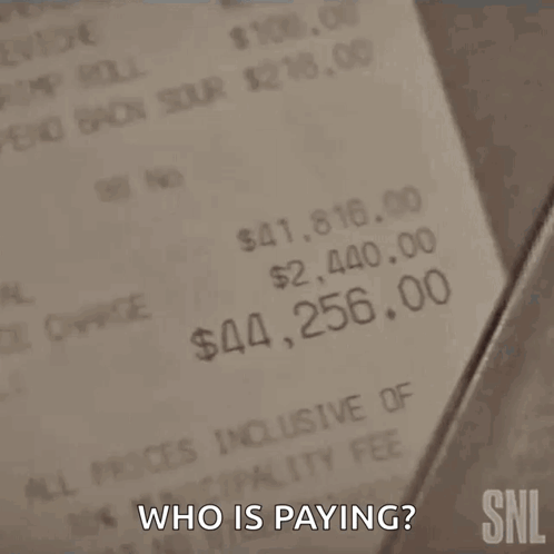 Man In Hat And Hoodie Asking Who Is Paying GIF