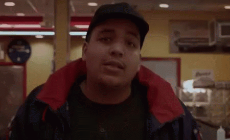 Man In Hat And Jacket At Diner GIF