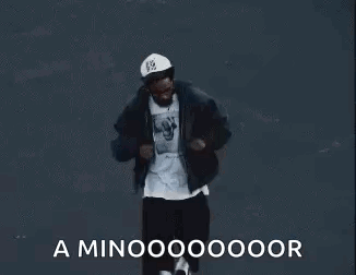 Man in Hat and Jacket Dancing Minooooooor