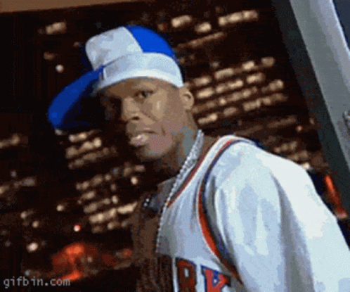 Man In Hat And Jersey Saying OK GIF