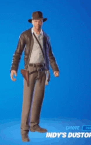 Man in Hat and Leather Jacket