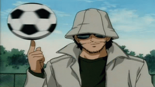 Man in Hat and Sunglasses Holding Soccer Ball on Finger