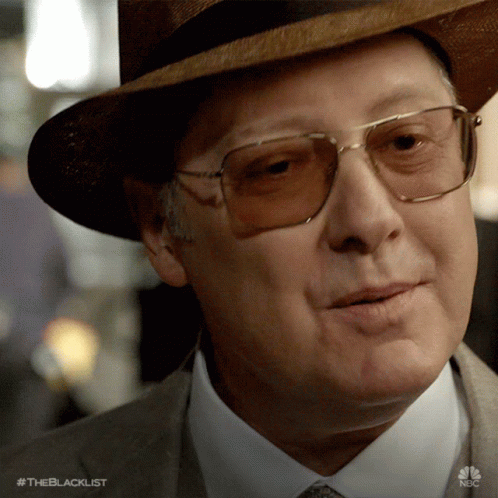 Man in Hat and Sunglasses #TheBlacklist