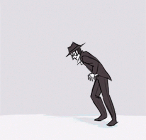 Man In Hat And Suspenders Dancing GIF