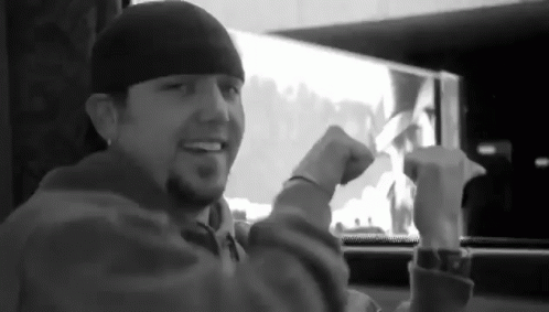 Man in Hat and Sweatshirt