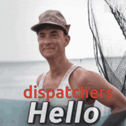 Man in Hat and White Tank Top Saying Hello