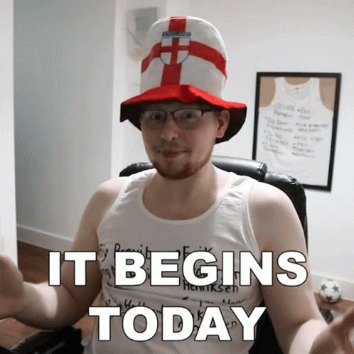 Man in Hat Glasses It Begins Today