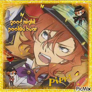 Man in Hat Saying Good Night Pookie Bear