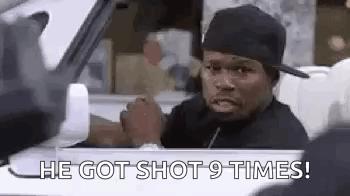 Man in Hat Saying He Got Shot 9 Times