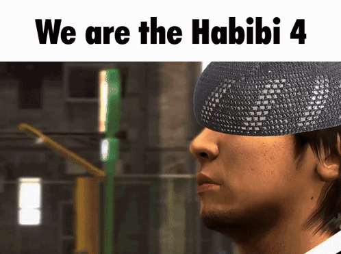 Man in Hat Saying We Are the Habibi 4
