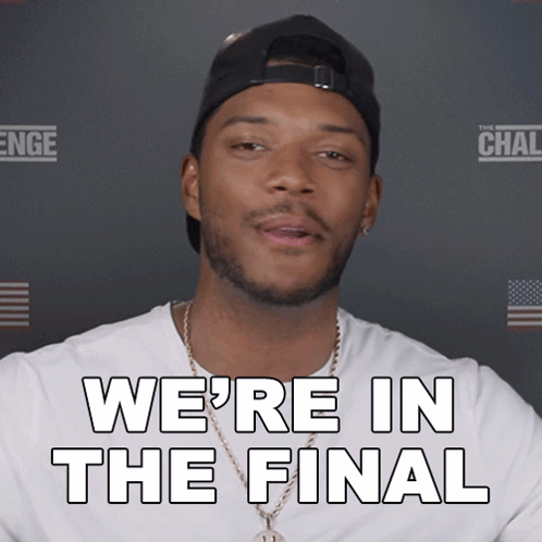 Man In Hat Says We're In The Final GIF