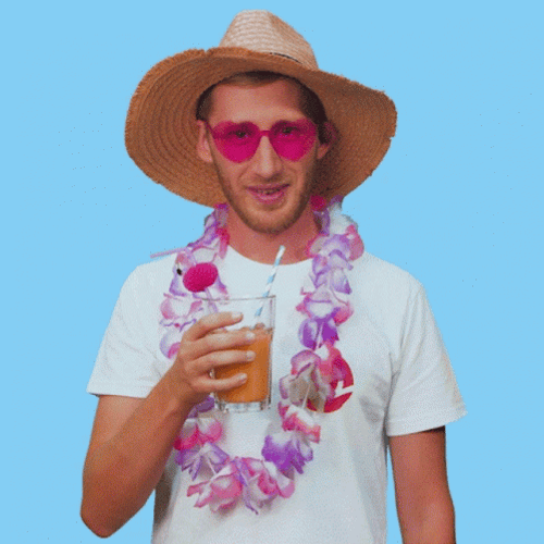 Man In Hawaiian Dress Code GIF