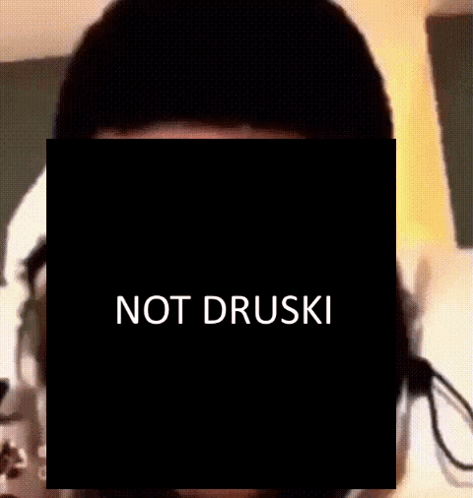 Man in Headphones and Not Druski Square