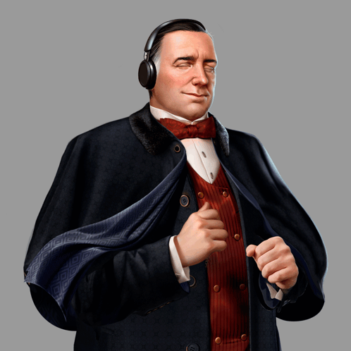 Man In Headphones And Red Bow Tie GIF