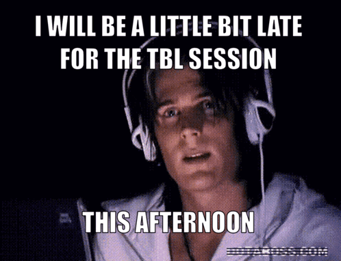 Man In Headphones Little Bit Late TBL Session GIF
