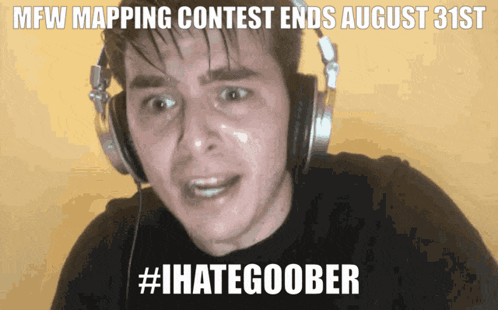 Man in Headphones Saying #ihategoober