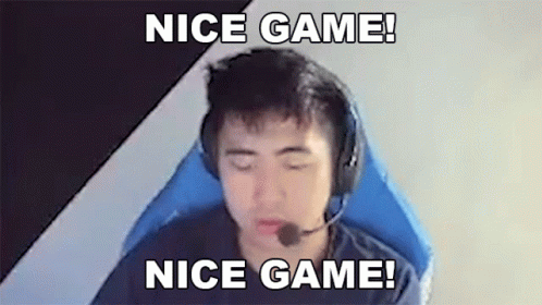 Man in Headphones Saying Nice Game