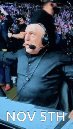 Man in Headset at Desk Nov 5th