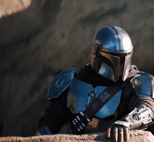 Man in Helmet and Armor with Armour Belt
