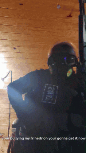 Man In Helmet And Vest Saying TNW21 GIF