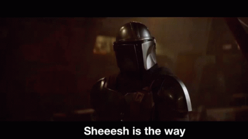 Man In Helmet Saying Sheesh GIF