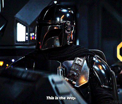 Man In Helmet Says This Is The Way GIF