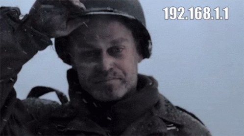 Man in Helmet Snow IP 192.168.1.1