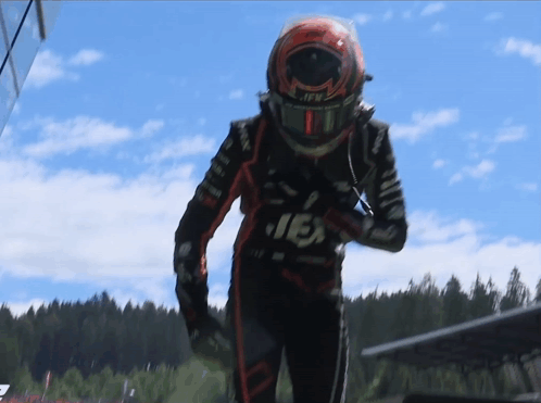 Man in Helmet with JFW