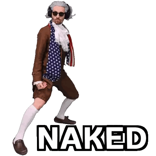 Man in Historical Costume Naked