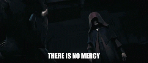 Man In Hooded Cloak Holding Lightsaber GIF
