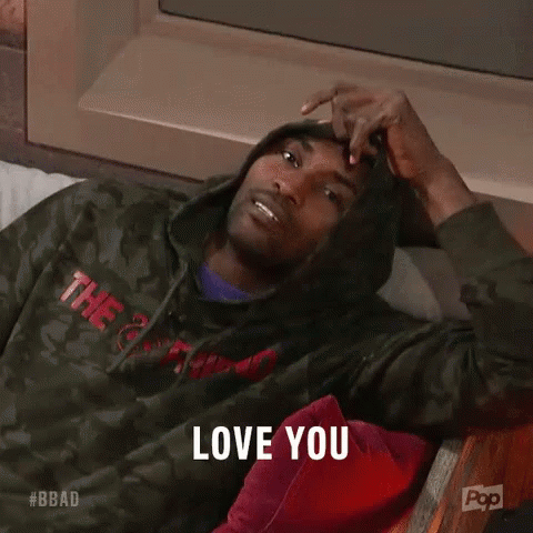 Man in Hoodie Saying Love You