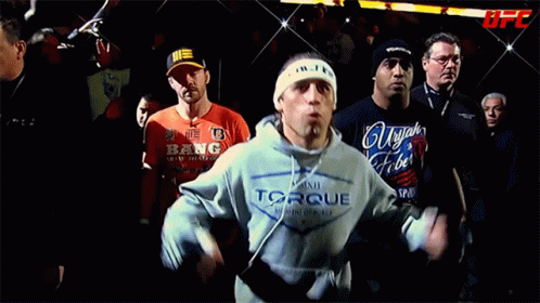 Man in Hoodie Saying Torque