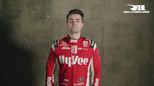 Man in Hyvee Jersey Giving Thumbs Up