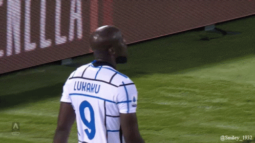 Man In Irelli Jersey Running On Soccer Field GIF