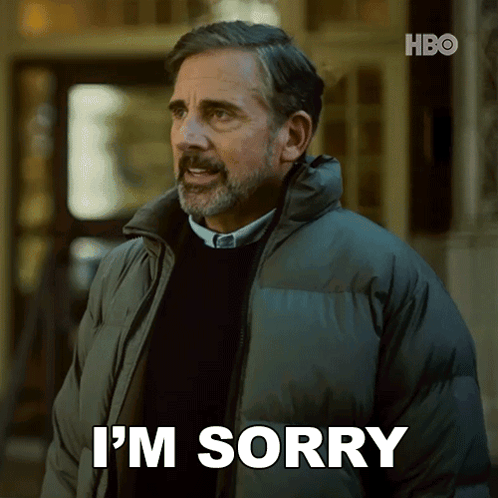 Man In Jacket Saying Sorry GIF