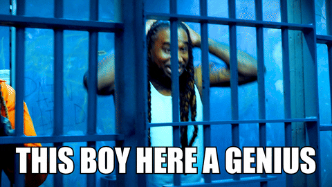 Man In Jail This Boy Here A Genius GIF