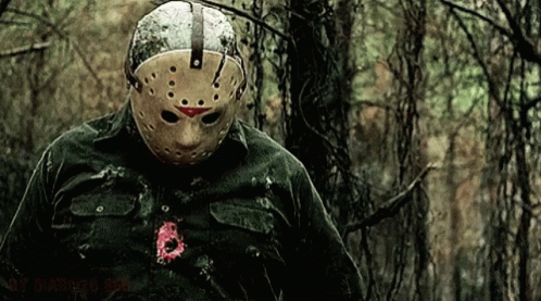 Man in Jason Voorhees Mask