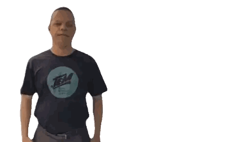Man in Jem T-Shirt