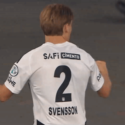 Man In Jersey Number 2 Svensson GIF