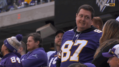 Man In Jersey Number 87 GIF