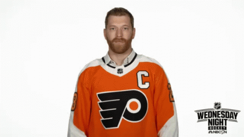 Man In Jersey With Letter C GIF