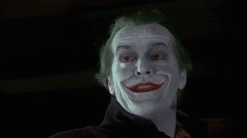 Man in Joker Costume