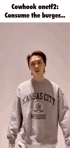 Man in Kansas City Missouri Sweatshirt